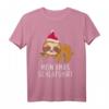 Faultier Weihnachten Xmas Schlaf Pyjama - Lustiges Faultier Geschenk für Damen und Herren, festliche Pyjamas für Advent, Nikolaus & Weihnachten