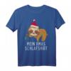 Faultier Weihnachten Xmas Schlaf Pyjama - Lustiges Faultier Geschenk für Damen und Herren, festliche Pyjamas für Advent, Nikolaus & Weihnachten