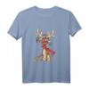 Lustiges Rentier Weihnachten - Christmas Geweih Langarmshirt für Familien, Kinder & Musikliebhaber als Geschenkidee