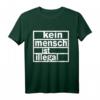 Kein Mensch ist illegal T-Shirt für Damen, Herren und Jugendliche – Soziales Statement gegen Diskriminierung und für Menschenrechte