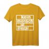 Kein Mensch ist illegal T-Shirt für Damen, Herren und Jugendliche – Soziales Statement gegen Diskriminierung und für Menschenrechte