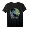 Star Trek Original Series Spock Retro Badge Premium T-Shirt – Offiziell lizenziertes Sci-Fi Fan-Shirt für Trekkies