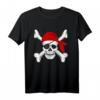 Piraten gekreuzten Knochen und Totenkopf T-Shirt – Lustiges Piratenkostüm für Halloween, Talk like a Pirate Tag und Piraten-Fans als Geschenk
