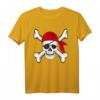 Piraten gekreuzten Knochen und Totenkopf T-Shirt – Lustiges Piratenkostüm für Halloween, Talk like a Pirate Tag und Piraten-Fans als Geschenk