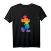HapKoala Mickey Mouse Pride T-Shirt – Buntes Disney Pride Merchandise für Familie & Freunde