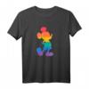 HapKoala Mickey Mouse Pride T-Shirt – Buntes Disney Pride Merchandise für Familie & Freunde