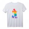 HapKoala Mickey Mouse Pride T-Shirt – Buntes Disney Pride Merchandise für Familie & Freunde