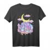 Pastell Goth Kawaii Kristall Drachen & Halbmond T-Shirt – Bunte Gothic Mode für kreative Styles & Ästhetik-Liebhaber