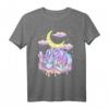 Pastell Goth Kawaii Kristall Drachen & Halbmond T-Shirt – Bunte Gothic Mode für kreative Styles & Ästhetik-Liebhaber