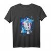 Star Wars R2-D2 Rebellion Logo Paint Splatter T-Shirt - Offiziell Lizenzierte Star Wars Kleidung für Fans