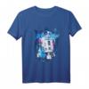 Star Wars R2-D2 Rebellion Logo Paint Splatter T-Shirt - Offiziell Lizenzierte Star Wars Kleidung für Fans