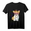 Corgi Dog Queen Elizabeth II Sonnenbrille T-Shirt - Lustiges britisches Königshaus Geschenk für Fans, Pride & Weihnachten