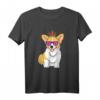 Corgi Dog Queen Elizabeth II Sonnenbrille T-Shirt - Lustiges britisches Königshaus Geschenk für Fans, Pride & Weihnachten