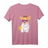 Corgi Dog Queen Elizabeth II Sonnenbrille T-Shirt - Lustiges britisches Königshaus Geschenk für Fans, Pride & Weihnachten