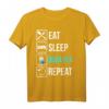 Lustiges Eat Sleep Boba Tea Repeat T-Shirt – Perfektes Geschenk für Bubble Tea Fans, Tee- und Getränkeliebhaber, Weihnachten & Geburtstag