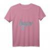 Damen Hippie Friedenszeichen T-Shirt mit V-Ausschnitt – Kreatives Anti-Kriegs Design für Harmonie, Liebe und Freundlichkeit