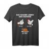 Das Wahre Leben der Hühner Lustiges Huhn Bauer T-Shirt – Perfekt für Landwirte, Hühnerliebhaber & als Oster-Geschenk