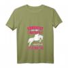 Damen Vorsicht vor der Reiterin - Das Pferd ist harmlos T-Shirt mit V-Ausschnitt, lustiges Pferde Motiv als Geschenk für Reiterinnen