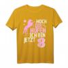 Hoch die Hufen 8 Jahre Pferde Reiten Mädchen T-Shirt – Perfektes Geburtstagsgeschenk für Reitmädchen, Schwester, Tochter & Nichte