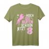 Hoch die Hufen 8 Jahre Pferde Reiten Mädchen T-Shirt – Perfektes Geburtstagsgeschenk für Reitmädchen, Schwester, Tochter & Nichte