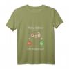 Damen Hühner rufen an Bauern Landwirt T-Shirt mit V-Ausschnitt – Lustiges Motiv für Hühnerliebhaber & Landwirte