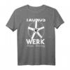 Taunuswerk Felge Concave B/W T-Shirt mit großem Rückenprint – Automobil- und Motorsport-Design
