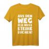 Muss Steine Suchen! Lustiges Geologe Geologie T-Shirt – Originelles Geschenk für Gesteinsliebhaber und Hobby-Geologen zu Weihnachten, Geburtstag oder Valentinstag