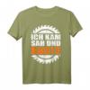 Herren Ich Kam Sah und Sägte T-Shirt - Lustiges Holz- und Waldarbeiter-Shirt für Forstwirte, Holzfäller & Sägewerksmitarbeiter als Geschenkidee