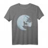 Jack Russell Terrier Vollmond Hund Liebe Natur Geschenk T-Shirt – Perfektes Geschenk für Hundeliebhaber und Naturfreunde