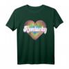 Retro US-Bürger Amerika Staat Herz Liebe Kentucky T-Shirt – Patriotisches Geschenk für Kentucky-Bürger und stolz auf die USA