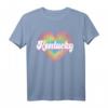 Retro US-Bürger Amerika Staat Herz Liebe Kentucky T-Shirt – Patriotisches Geschenk für Kentucky-Bürger und stolz auf die USA