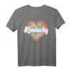 Retro US-Bürger Amerika Staat Herz Liebe Kentucky T-Shirt – Patriotisches Geschenk für Kentucky-Bürger und stolz auf die USA