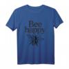 Bee Happy Imker T-Shirt - Witziges Geschenk für Bienenfreunde, Imker, Naturschützer und Gartenliebhaber