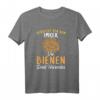 Vorsicht Vor Dem Imker Die Bienen Sind Harmlos T-Shirt - Lustiges Geschenk für Bienenzüchter & Bienenliebhaber