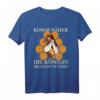 Komm näher, die Königin braucht Wärme - Bienen Design Imker T-Shirt als Geschenk für Bienenliebhaber und Imker