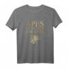 APES DEBEMUS IMITARI Imker T-Shirt im Vintage Goldgelb – Originelles Geschenk für Imker, Bienenfreunde und Vintage-Design Liebhaber