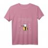 Damen Optimismus Sumsi mit Po Imker Bienen Honig T-Shirt mit V-Ausschnitt – Lustiges Geschenk für Imker, Bienenliebhaber & Honigliebhaber