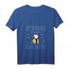 Damen Optimismus Sumsi mit Po Imker Bienen Honig T-Shirt mit V-Ausschnitt – Lustiges Geschenk für Imker, Bienenliebhaber & Honigliebhaber