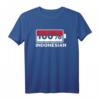 100% Indonesier Indonesien Liebhaber T-Shirt – Perfektes Geschenk für Fans von Bali, Jakarta, Borobudur & tropischen Stränden
