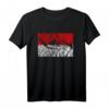 Indonesien Flagge Umriss T-Shirt - Reise & Urlaub im Vintage Stil für Bali, Java, Sumatra & Jakarta Fans