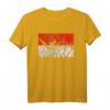 Indonesien Flagge Umriss T-Shirt - Reise & Urlaub im Vintage Stil für Bali, Java, Sumatra & Jakarta Fans
