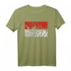 Indonesien Flagge Umriss T-Shirt - Reise & Urlaub im Vintage Stil für Bali, Java, Sumatra & Jakarta Fans