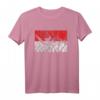 Indonesien Flagge Umriss T-Shirt - Reise & Urlaub im Vintage Stil für Bali, Java, Sumatra & Jakarta Fans