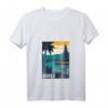 Vintage Bali Indonesien Reiseposter T-Shirt mit V-Ausschnitt – Perfektes Souvenir für Bali- und Indonesien-Liebhaber, Surfer & Naturliebhaber
