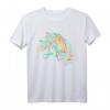 Arabische Kalligraphie-Kunst – Buntes Arabisches Pferd T-Shirt, perfektes Geschenk für Pferdeliebhaber und islamische Kunstfans