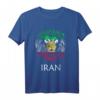 Iranisches Löwenkopf-Flagge Iran T-Shirt – Klassisch geschnitten, patriotische Kleidung für Iran-Liebhaber