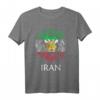 Iranisches Löwenkopf-Flagge Iran T-Shirt – Klassisch geschnitten, patriotische Kleidung für Iran-Liebhaber