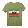 Iranische Flagge Kein Hijab Frauen T-Shirt - Unterstützung der Frauen im Iran, Freiheit & Solidarität zeigen