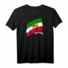 Iran-Flagge mit Löwen-T-Shirt – Unterstützung für den Iran, Nationalstolz & Freiheit, ideal für Teenager, Make-up-Künstler & Aktivisten