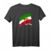 Iran-Flagge mit Löwen-T-Shirt – Unterstützung für den Iran, Nationalstolz & Freiheit, ideal für Teenager, Make-up-Künstler & Aktivisten